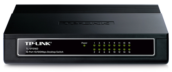 TP Link TL-SF1016D 16-Port 10/100Mbps Desktop Switch - Mombasa Computers